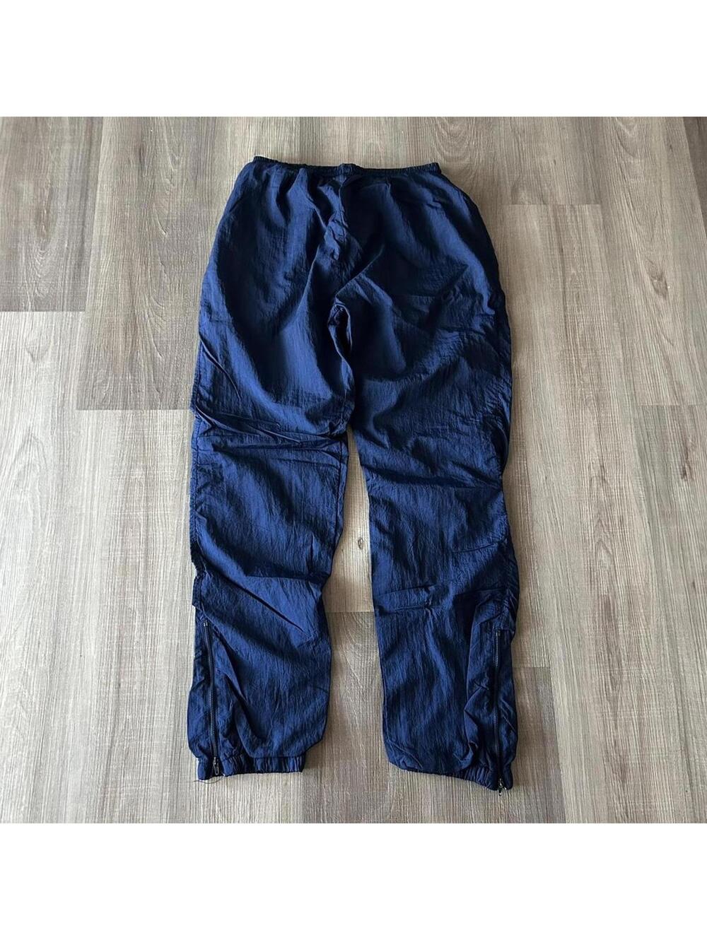 Vintage navy blue Wilson parachute pants